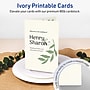 Avery Integrated Cards, 5.5" x 8.5", Matte Ivory, 25/Pack (95352)~#|#~E58DA300-7372-43DB-A45400CD65972297_sc7
