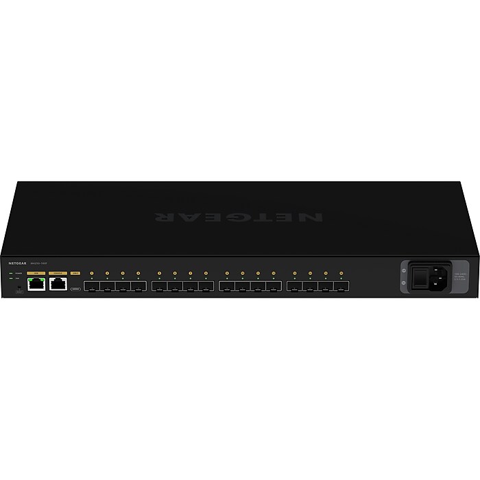 Netgear AV Line Managed Switch, Black (XSM4216F-100NAS