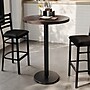 Flash Furniture Bennett 30" Round Wooden Commercial Indoor Table, Dark Brown Top/Black Base (GSFRD30DBTR18B)~#|#~E599BAC6-1FAE-493C-A6E0C53CE0CB699E_sc7