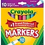 Crayola Markers, Broad Tip, Assorted, 10/Pack (58-7725)~#|#~E599CFDE-C246-432C-82FB90053872C770_sc7