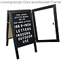 Excello Global Products Sidewalk A-Frame 20" x 27" Poster Holder, Black (EGP-HD-0084-BLK)~#|#~E5A0D58F-8595-4BBE-B7B8CB146EAF7F62_sc7