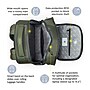 Delsey Paris DLC 2.0 Laptop Backpack, Olive (40210161023)~#|#~E5A30155-85C2-485F-870C386EB923AE6A_sc7