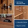Sauder Select 71"H Storage Cabinet with 4 Shelves, Highland Oak (419188)~#|#~E5A50E10-BE3C-42C3-8A361BB4645D87C3_sc7