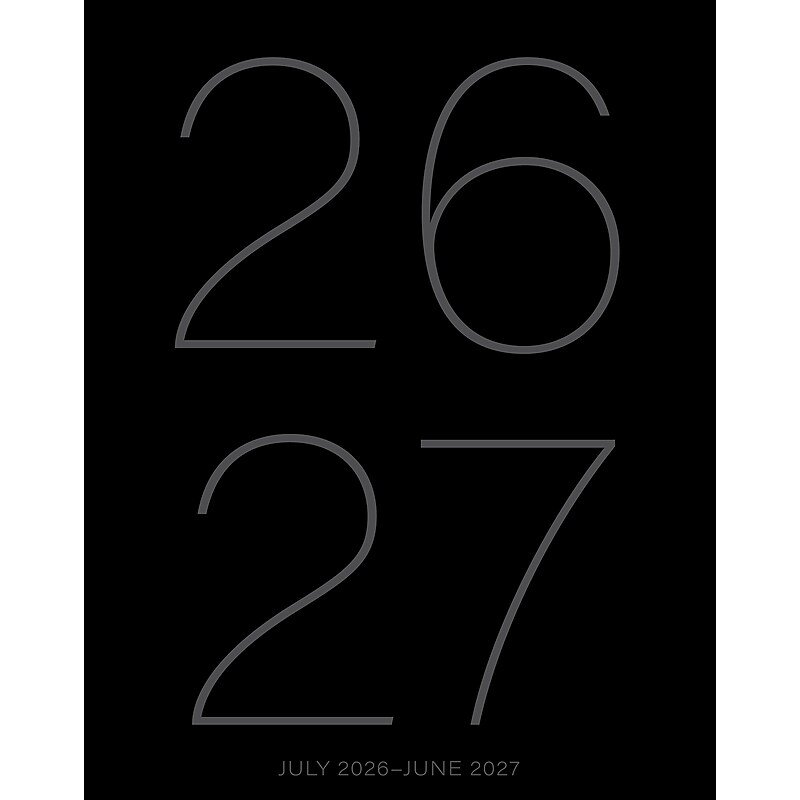 2026-2027 Willow Creek 7.5" x 9.5" Academic Weekly & Monthly Planner, Black (65914) image 1