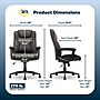 Serta Comfort Eco Ergonomic Velvet Fabric Swivel Executive Chair, Brown (CCHR10006D)~#|#~E5AAAF6F-39C2-4111-90B3C22E3B6E0F52_sc7