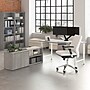 Bush Business Furniture Hustle 60"W Computer Desk and Low Storage Cabinet with Doors and Shelves, Platinum Gray (HUS011PG)~#|#~E5ADDB05-80F8-4CD1-A0227483ADA62EF0_sc7