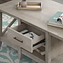 Bush Furniture Key West 47"W x 24"D Coffee Table with Set of 2 End Tables, Washed Gray (KWS023WG)~#|#~E5B3496E-F4C4-43FE-AC8DAA41955F2C23_sc7