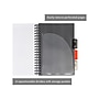 Pukka Pad Metallic 5-Subject Subject Notebooks, 6.9" x 9.8", College Ruled, 100 Sheets, Assorted Colors, 3/Pack (9589-MET)~#|#~E5B35D37-3334-410E-B913F65B646DEB3D_sc7