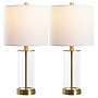 Safavieh Anders 22.25" LED Table Lamp, Clear/Brass, 2/Set (TBL4620A-SET2)~#|#~E5B58571-5000-44FE-8163F5E38B7F0DB5_sc7