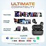 Delton T150 Wireless Active Noise-Canceling Bluetooth Stereo Earbuds with Auto-Pairing USB Dongle, Black (DBHT150)~#|#~E5B64A29-A856-4B21-A1D2F9E54686E31F_sc7