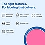 Avery Laser/Inkjet Sealing Labels, 5-1/8" x 4", Bright Pink, 240 Labels/Box (19479370727)~#|#~E5BA5E01-D740-4833-93D374E2A559F085_sc7