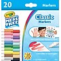 Crayola Color Wonder Washable Water-Based Markers, Assorted Colors, 20/Pack (75-2857) ~#|#~E5BBDF3D-761A-417B-BF81B46CE327C486_sc7
