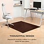Anji Mountain Deluxe Bamboo Carpet & Hard Floor Chair Mat, 48" x 60", Dark Cherry (AMB24023W)~#|#~E5BCA5FC-BA29-4DA3-B5CF24A830E115D3_sc7