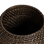 Storied Home Rattan Wicker Storage Baskets with Lids, Black, 2/Set (EC1731)~#|#~E5BD0683-1BED-4C24-A30BB52C28F85878_sc7