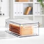 iDESIGN Small Stackable Plastic Storage Bin, Clear (40344)~#|#~E5BE9290-66E1-4FD4-94104BF21F30CD79_sc7