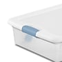 Sterilite 56 Quart Wheeled Latching Storage Bin with Lid, Plastic, White, 4/Carton (14988004CT)~#|#~E5BEF7BF-FCE0-420E-BF6BF00840385CB2_sc7