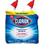 Clorox Disinfecting Toilet Bowl Cleaner with Bleach, Rain Clean Scent, 24 Oz., 2/Pack (00273)~#|#~E5C3CC56-6705-43A1-BF08C7BABD1F3D47_sc7