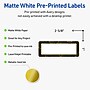 Avery Laser/Inkjet Rectangle Multipurpose Labels, 1" x 2-5/8", White, 160/Pack (S00ETF)~#|#~E5C8BBFB-14FA-49A7-8DACE02D46262CDB_sc7