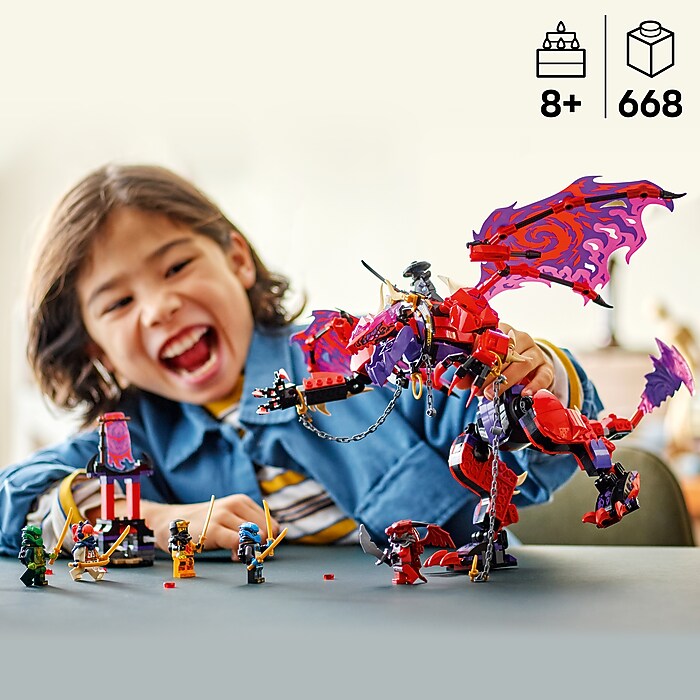 LEGO NINJAGO Thunderfang Dragon of Chaos, 668 Pieces (71832) | Staples