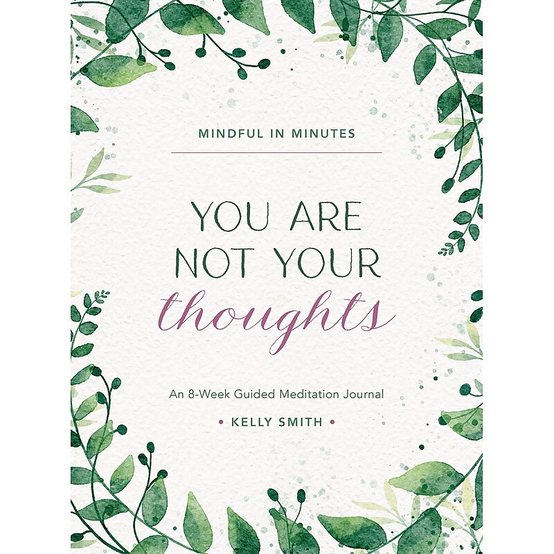 Quarto Mindful in Minutes: You Are Not Your Thoughts Guided Journal, 7.3" x 9.5", Multicolored, 160 pages (9780760385425) image 1