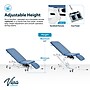 Viva Comfort XRO Electric Height and Back Adjustable Exam Table with Stirrups, 600 lbs Capacity, Blue (ADI903-22-BLU-MK)~#|#~E5D89AFA-60D6-4EB1-A2D99D3D34A89A4F_sc7
