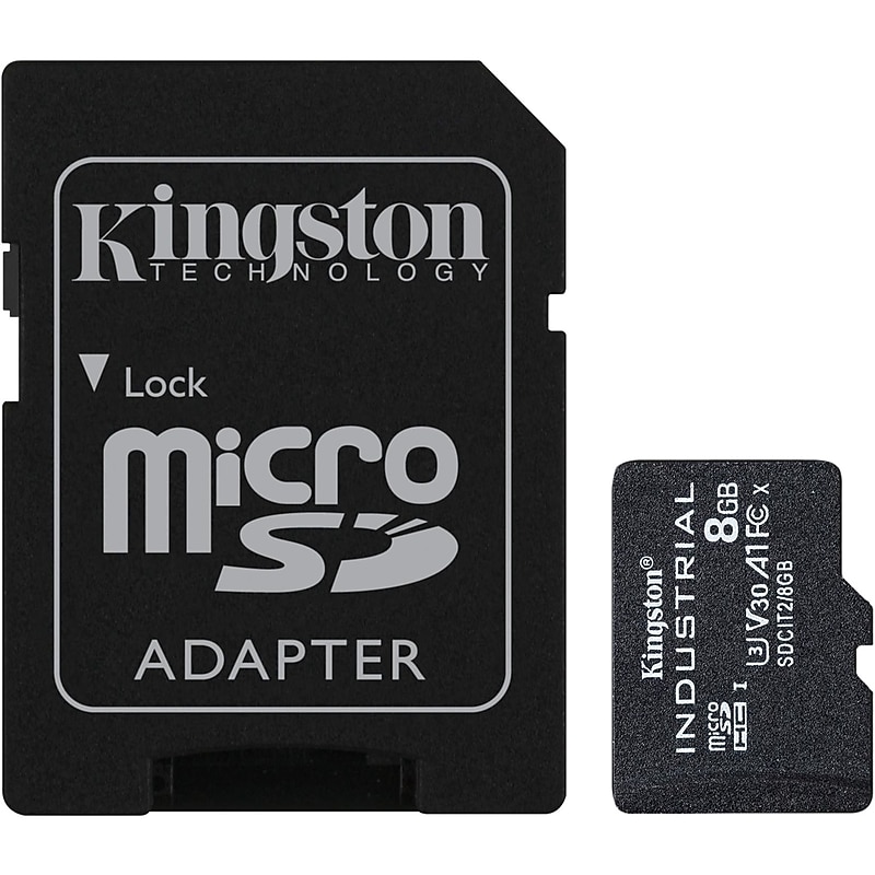 Kingston Industrial microSDHC Card 8GB image 1