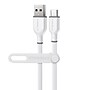 HyperGear Flexi Pro USB-A to USB-C Soft-Touch Silicone Charge and Sync Cable, 10 ft., White (15911)~#|#~E5E097FB-43C9-4D7C-A71EEFD703D06AC6_sc7
