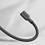 HyperGear Flexi Pro USB-C to Lightning Soft-Touch Silicone Fast Charge and Sync Cable, 10 ft., Gray (16009)~#|#~E5E9D51C-13BC-4234-A24CFC4B41DC0658_sc7