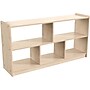 Flash Furniture Bright Beginnings 5-Section Modular Storage Unit, 24.5"H x 47.25"W x 11.75"D, Brown (MK-KE23957-GG)~#|#~E5F09E56-821F-4231-A9ED1492938B7E3B_sc7
