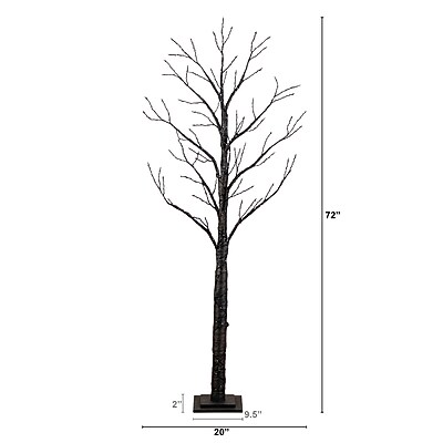 Nearly Natural Pre-Lit Artificial Halloween Twig Tree - Thumbnail 3