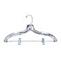 Nahanco Plastic Heavy Weight Suit Hanger, Gold Hook, Silver, 100/Box (4500RC)~#|#~E5FAC232-574A-4F36-83FFA75682DCEF3C_sc7