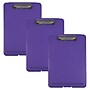 JAM Paper Plastic Storage Clipboard, Letter Size, Violet, 3/Pack (331CPBpux3KIT)~#|#~E5FC9B1A-F521-4BFD-9241E3AA98CF96E1_sc7
