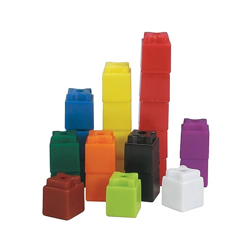 hand2mind UniLink Linking Cubes, 500/Set (46484) | Staples