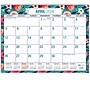2026-2027 Excello Brands Teal Floral 17" x 0.5" Academic Desk Pad Calendar (DP-AY26-2217-17)~#|#~E5FD2B28-9A2A-4091-BC27D26AD00E8D66_sc7
