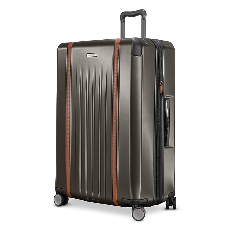 Ricardo Beverly Hills Montecito 2.0 Fast Access 21" Hardside Carry-On Suitcase, 8-Wheeled Spinner, Hunter Green (124"21-385-4FO) image 1