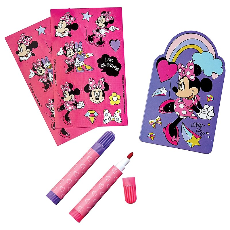 Party City Minnie Mouse Stationery Set, 5 Pieces/Set (AM3902570-NS) image 1