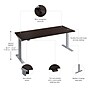Bush Business Furniture Move 40 Series 72"W Electric Height Adjustable Standing Desk, Mocha Cherry/Cool Gray (M4S7230MRSK)~#|#~E609B229-BF45-4F2F-8169BEB293C31C3D_sc7