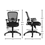 Staples Corvair Ergonomic Luxura Swivel Computer and Desk Chair, Black (23097)~#|#~E60DB6C1-9789-4DE2-9B752AD2FCA446EE_sc7