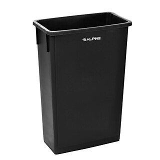 Rubbermaid Indoor Trash Can, Black Resin, 10.25 Gal. (FG295700BLA