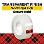 Scotch Super-Hold Transparent Clear Tape Refill, 0.75" x 27.77 yds., 1" Core, Clear, 10 Rolls/Pack (700K10C18BLK)~#|#~E61B533D-3E4A-46A2-8107A71B8EA30090_sc7