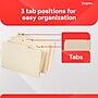 Staples 30% Recycled File Folders, 1/3-Cut Tab, Legal, Manila, 100/Box (ST56680-CC)~#|#~E61EDA5B-3F59-4D85-905353E79F142E47_sc7