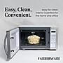 Farberware Classic 1.1 Cu. Ft. Countertop Microwave, White/Platinum (FMO11AHTPLB)~#|#~E61FC976-0652-4791-88597BDCA3ED7ACF_sc7