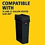Rubbermaid Slim Jim Indoor Lid, Black Plastic, 23 Gal. (FG267360BLA)~#|#~E620D733-A6A2-4C00-8A656436607B1D9E_sc7