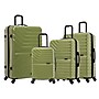 InUSA Aurum 4-Piece Hardside Spinner Luggage Set, Green (IUAURSMLXL-GRN)~#|#~E6213DE6-2571-429D-97E3EECD6933191B_sc7