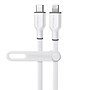 HyperGear Flexi Pro USB-C to Lightning Soft-Touch Silicone Fast Charge and Sync Cable, 10 ft., White (16007)~#|#~E623D6FE-1250-4B8A-9F1C93BAD9F44DD9_sc7