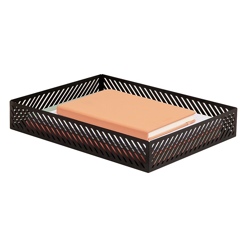 Mind Reader Paper Tray, Black (MOSTRAY-BLK) image 1