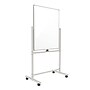 TRU RED™ Magnetic Painted Steel Mobile Dry Erase Board, Aluminum Frame, 30"H x 40"W (TR62827)~#|#~E6257738-E563-4EFE-A8B8E2B45CB68783_sc7
