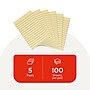 Staples Recycled Sticky Notes, 4" x 6", Sunshine Collection, Lined, 100 Sheets/Pad, 5 Pads/Pack (S46YR/552572)~#|#~E6266D98-63DD-431F-BA6663E797235CA0_sc7