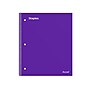 Staples Premium Poly 1-Subject Notebook, 8.5" x 11", College Ruled, 100 Sheets, Purple (ST20954D)~#|#~E62B16E3-7A43-431F-BAF6EAA8D1640213_sc7