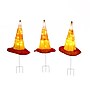 National Tree Company 23" Pre-Lit Candy Corn Witches Hat Garden Stakes (MZ17-B6618BC-1)~#|#~E62BBDF0-2514-44F3-98B10ABB8DBCCDAC_sc7